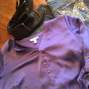 Purple Plus Size top